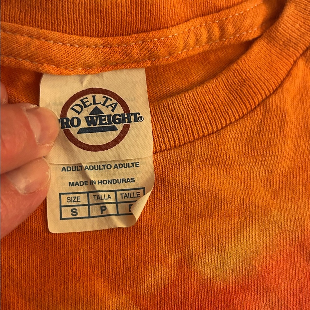 Halloween Costume Candy Corn All Over Print Tie Dye T-Shirt Size Small Halloween - Picture 4 of 5